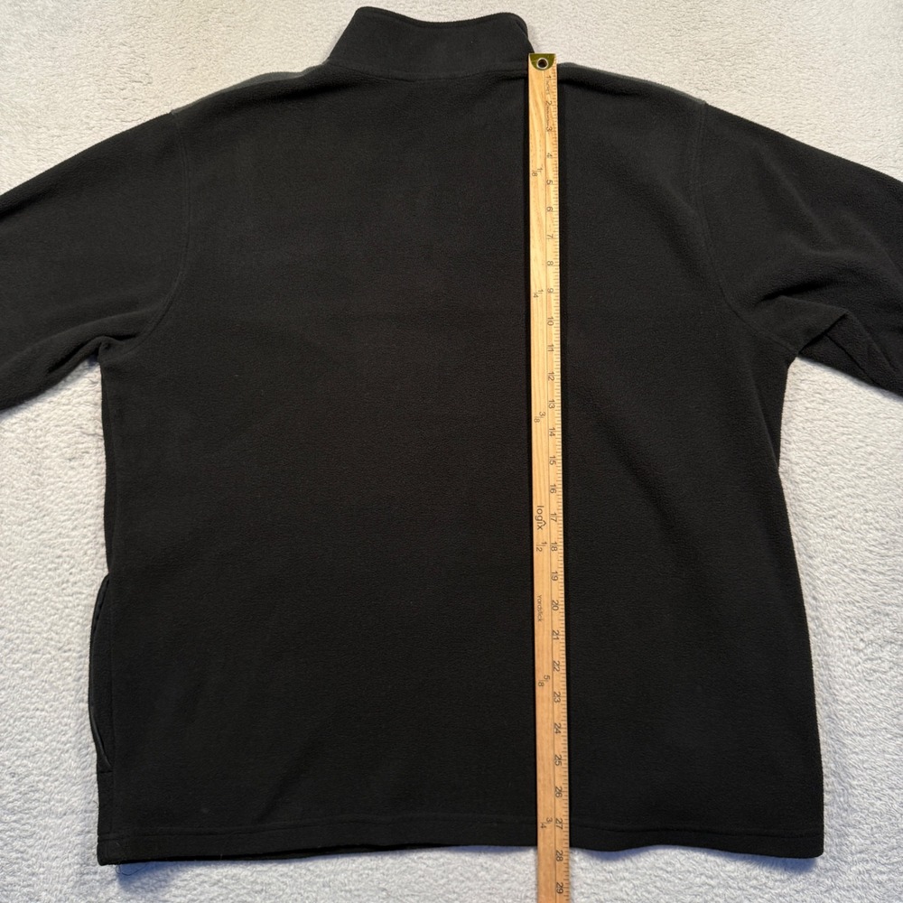 ProEdge Purdue University Quarter Zip Mens Large Black Grey Fleece Pullover NCAA - Picture 5 of 6